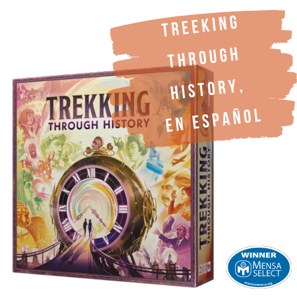 ¡PAREN TODO! llega en español Trekking Through History, ganador del Mensa 2023