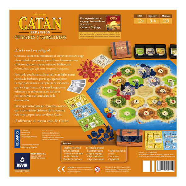 Catan expansión Ciudades y Caballeros - cafe2d6